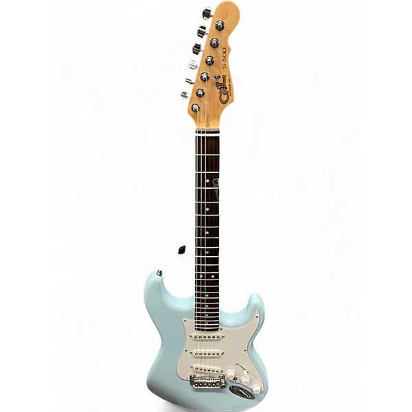 Used G&L USA S-500 Blue Solid Body Electric Guitar