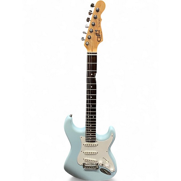 Used G&L USA S-500 Blue Solid Body Electric Guitar