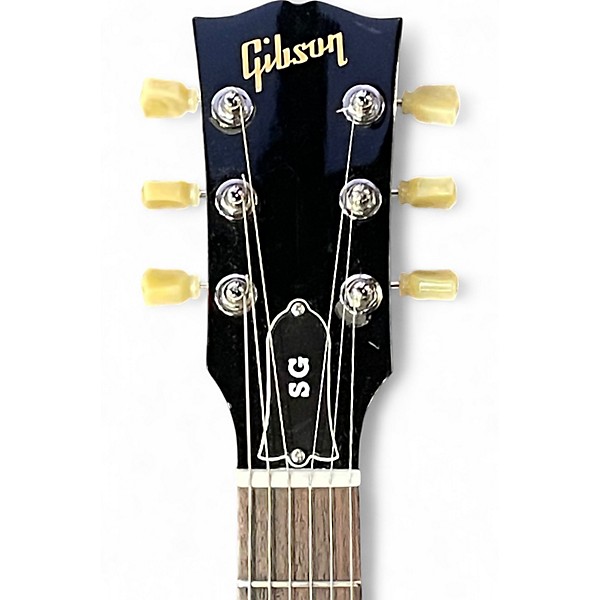 Used 2008 Gibson SG Standard Modified EMG's Ebony Solid Body Electric Guitar