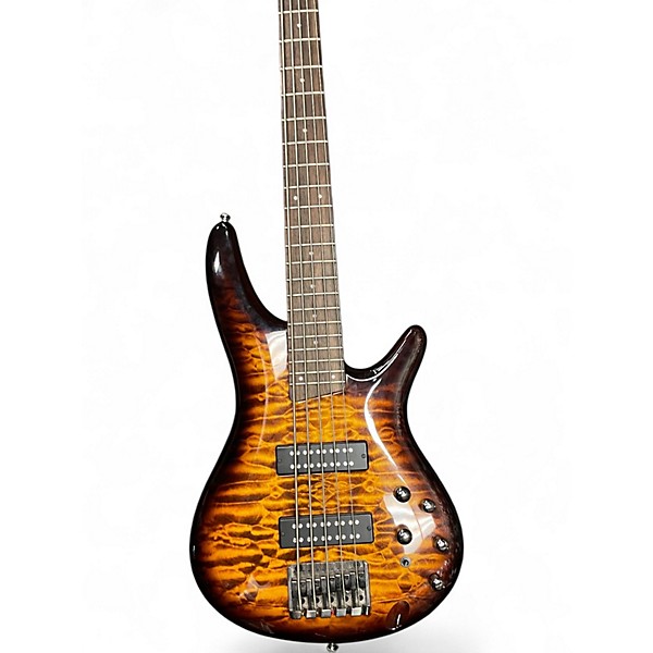 Used Ibanez SR405 5 String DRAGON EYE Electric Bass Guitar