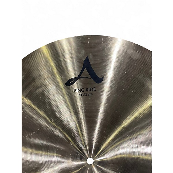 Used Zildjian 20in Ping Ride Cymbal