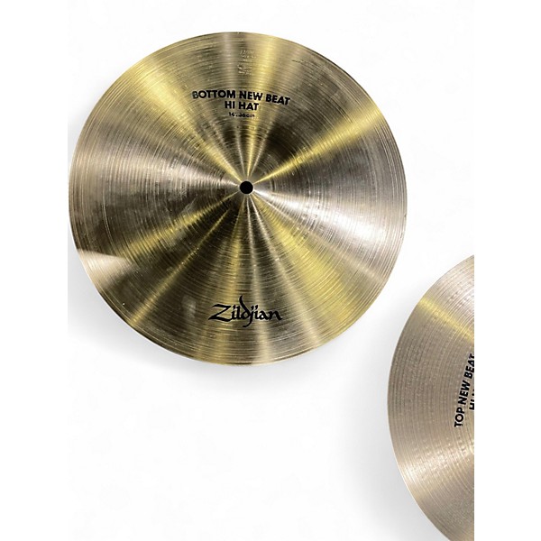 Used Zildjian 14in NEW BEAT HIHAT PAIR Cymbal