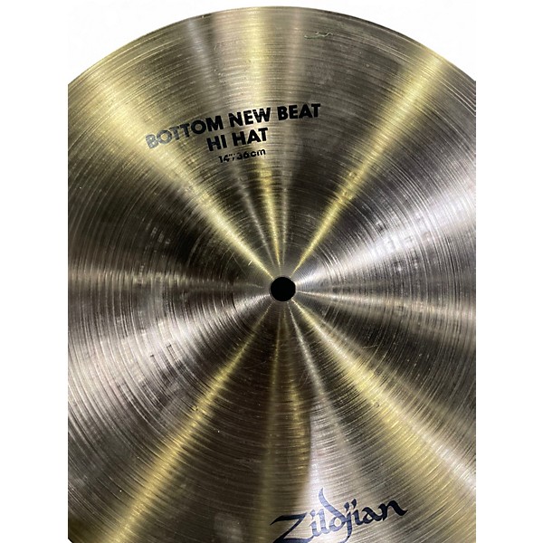 Used Zildjian 14in NEW BEAT HIHAT PAIR Cymbal