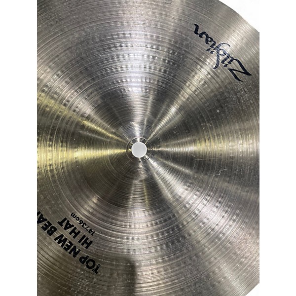 Used Zildjian 14in NEW BEAT HIHAT PAIR Cymbal