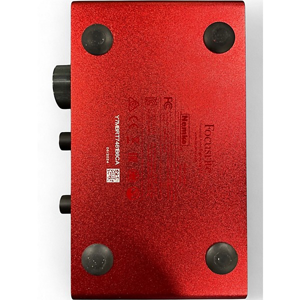 Used Focusrite scarlet solo gen 3 Audio Interface