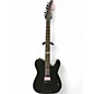 Used Schecter Guitar Research Diamond Series Machine Gun Kelly telecaster black with pink stripes Solid Body Electric Guitar thumbnail