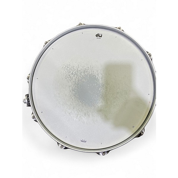 Used DW 14X6.5 Collector's Series Snare BRUSHED METAL Drum