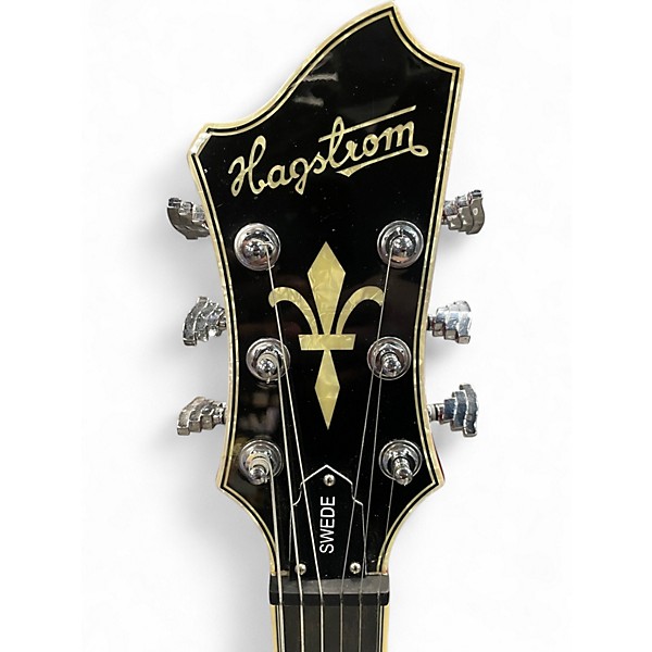 Used Hagstrom Standard Swede TRANS CHERRY Solid Body Electric Guitar