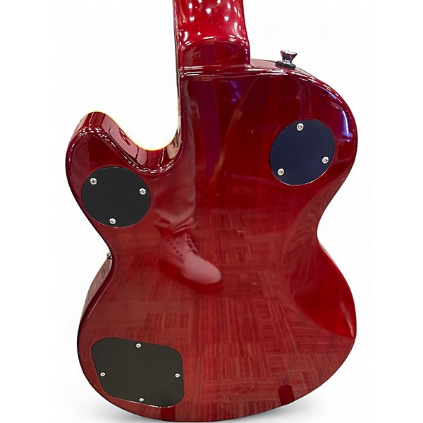 Used Hagstrom Standard Swede TRANS CHERRY Solid Body Electric Guitar