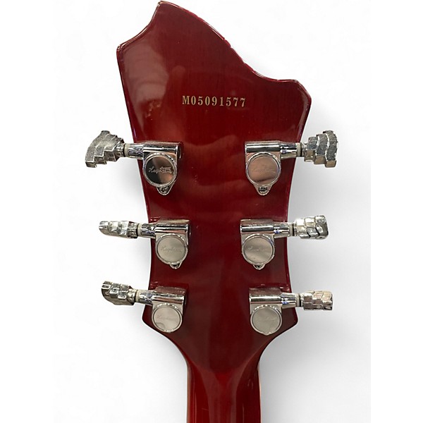 Used Hagstrom Standard Swede TRANS CHERRY Solid Body Electric Guitar