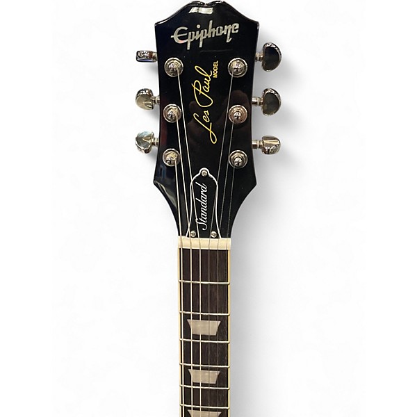 Used Epiphone Les Paul Standard Silver Mist Solid Body Electric Guitar