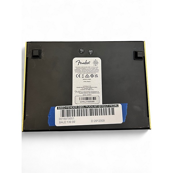 Used Fender Duel Pugilist Effect Pedal