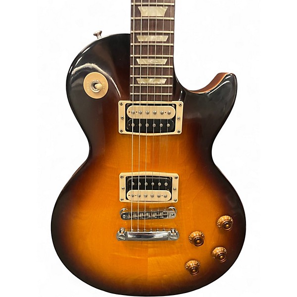 Used 2010 Gibson Les Paul Studio Deluxe Tobacco Sunburst Solid Body Electric Guitar