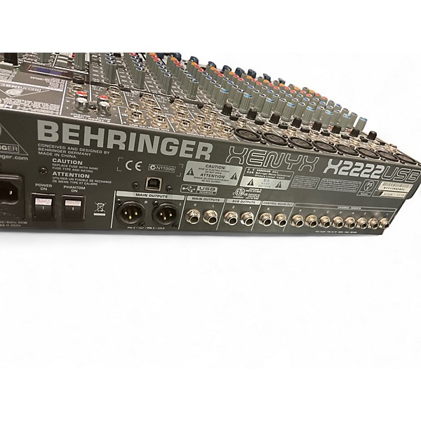 Used Behringer Xenyx X2222USB Unpowered Mixer