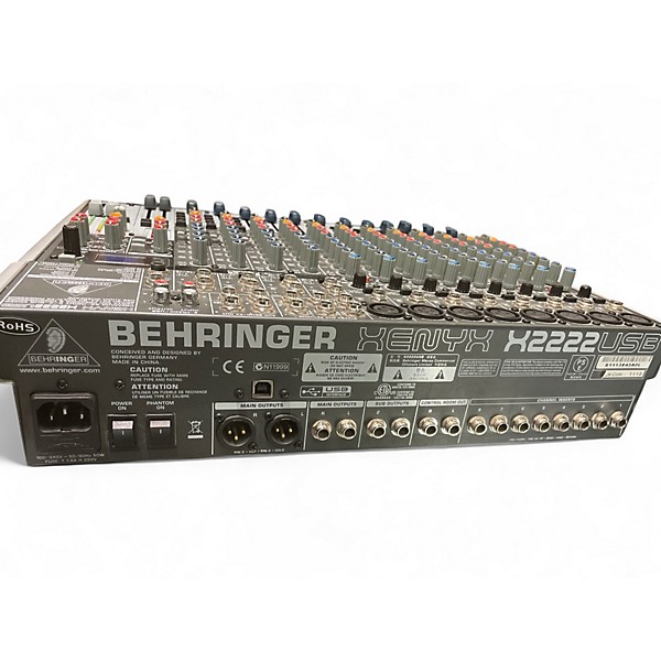 Used Behringer Xenyx X2222USB Unpowered Mixer