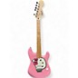 Used 2004 Squier Hello Kitty Stratocaster Single Hum Pink With Kitty Pickguard Pink Solid Body Electric Guitar thumbnail