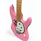 Used 2004 Squier Hello Kitty Stratocaster Single Hum Pink With Kitty Pickguard Pink Solid Body Electric Guitar