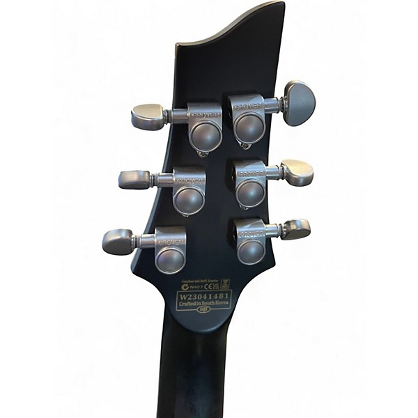 Used Schecter Guitar Research C1 Platinum BLACK Solid Body Electric Guitar