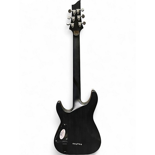 Used Schecter Guitar Research C1 Platinum TRANSLUCENT BLACK Solid Body Electric Guitar