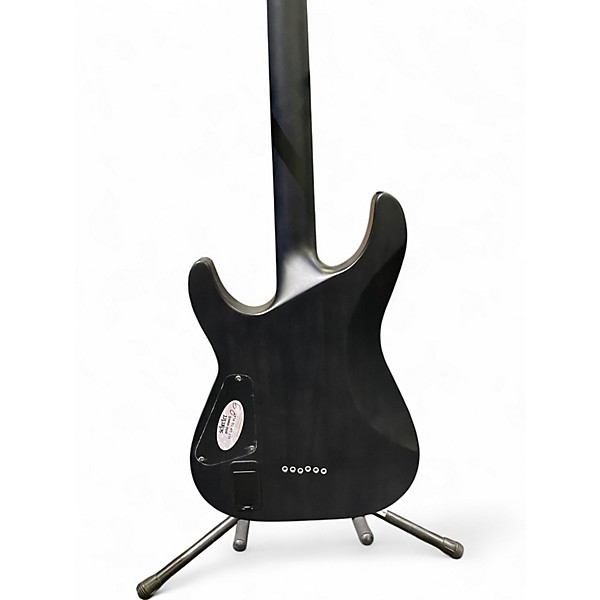 Used Schecter Guitar Research C1 Platinum TRANSLUCENT BLACK Solid Body Electric Guitar