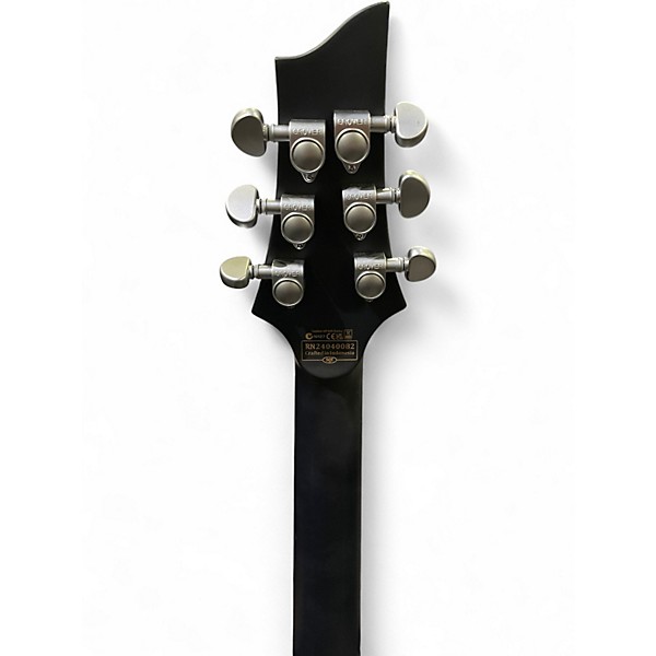 Used Schecter Guitar Research C1 Platinum TRANSLUCENT BLACK Solid Body Electric Guitar