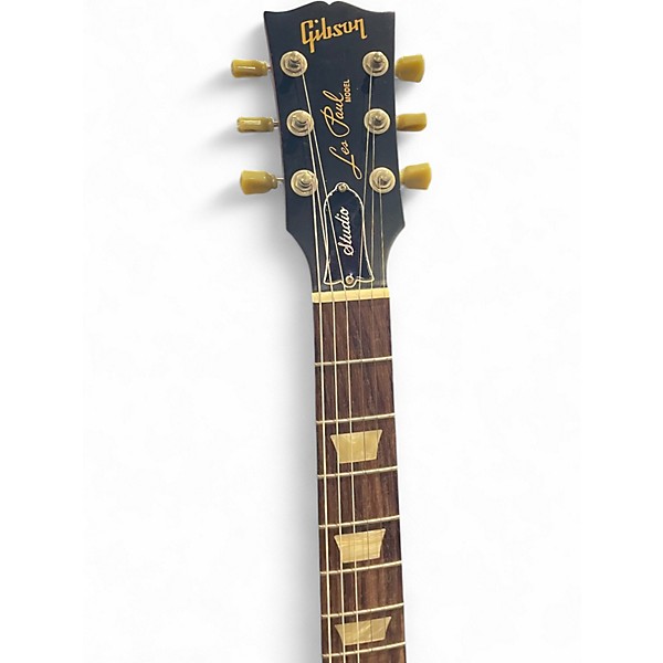 Used Gibson Les Paul Studio Worn Cherry Solid Body Electric Guitar