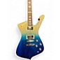Used Ibanez iceman IC420fm blue fade Solid Body Electric Guitar