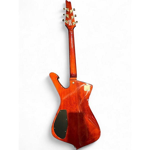 Used Ibanez iceman IC420fm blue fade Solid Body Electric Guitar