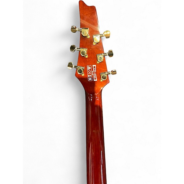 Used Ibanez iceman IC420fm blue fade Solid Body Electric Guitar