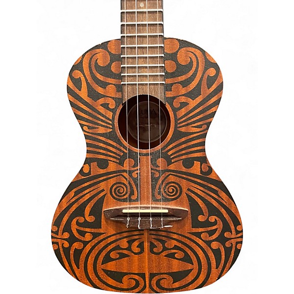 Used Luna TRIBAL TENOR Natural Ukulele
