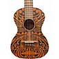 Used Luna TRIBAL TENOR Natural Ukulele