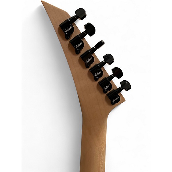 Used Jackson JS34Q Dinky Trans Red Solid Body Electric Guitar