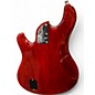 Used Fender American Deluxe Dimension Bass IV Trans Red Electric Bass Guitar