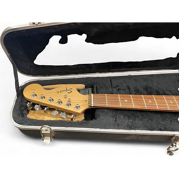 Used Squier Affinity Stratocaster Black Solid Body Electric Guitar