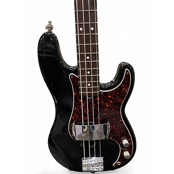 Used Fender Standard Precision Bass Black Electric Bass Guitar