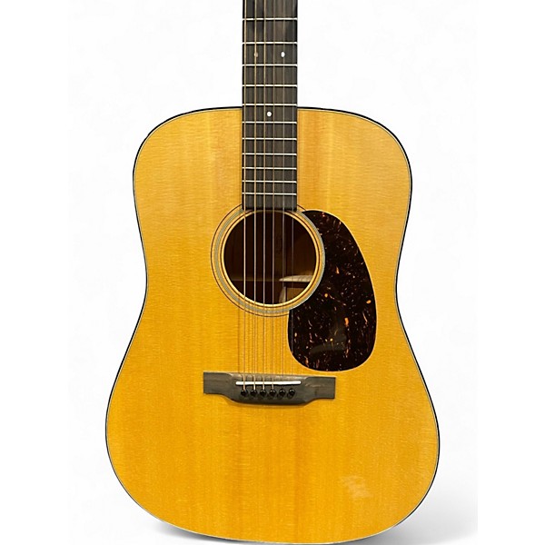 Used Martin D18 Natural Acoustic Guitar