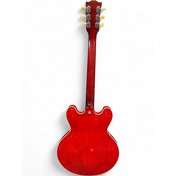 Used Gibson ES335 Cherry Hollow Body Electric Guitar