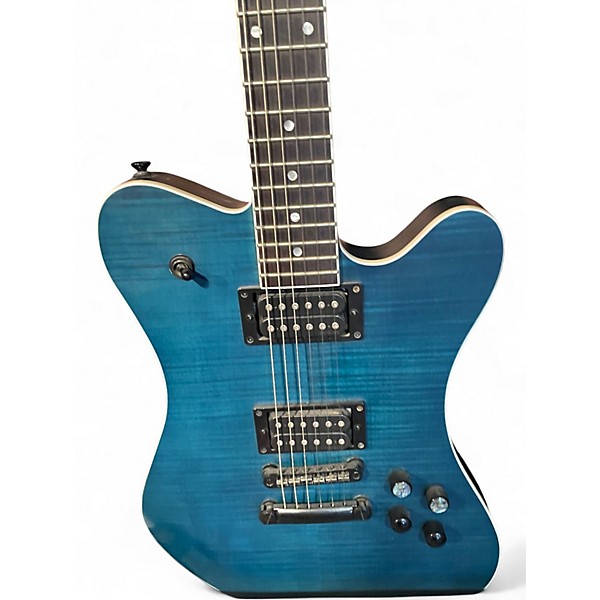 Used Jackson X Series Signature Mark Morton Dominion Satin Transparent Blue Solid Body Electric Guitar
