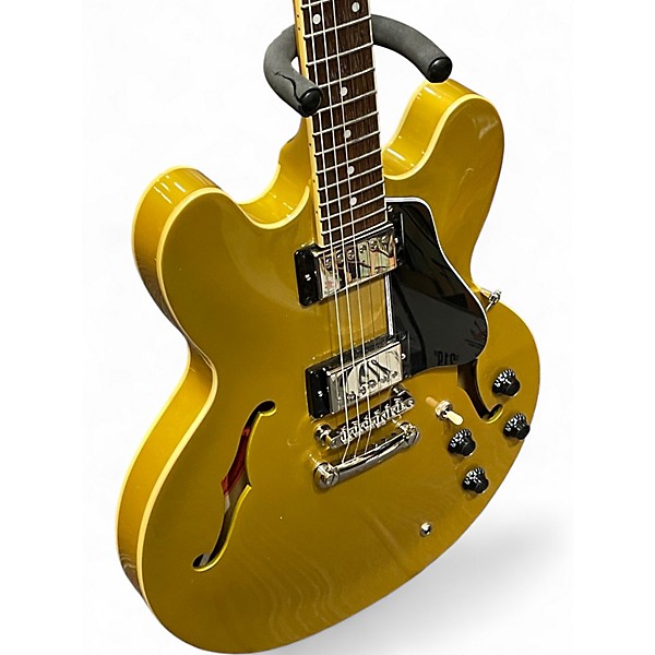 Used Epiphone ES335 TRAD IG Gold Top Hollow Body Electric Guitar