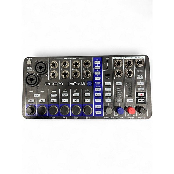 Used Zoom LiveTrak L6 Digital Mixer