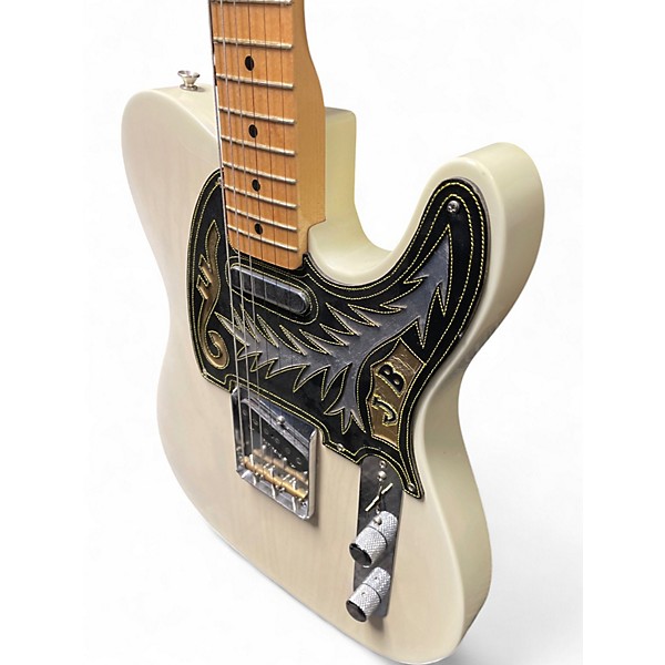 Used Fender Custom Shop Jimmy Bryant white Solid Body Electric Guitar