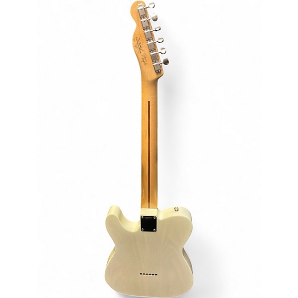 Used Fender Custom Shop Jimmy Bryant white Solid Body Electric Guitar