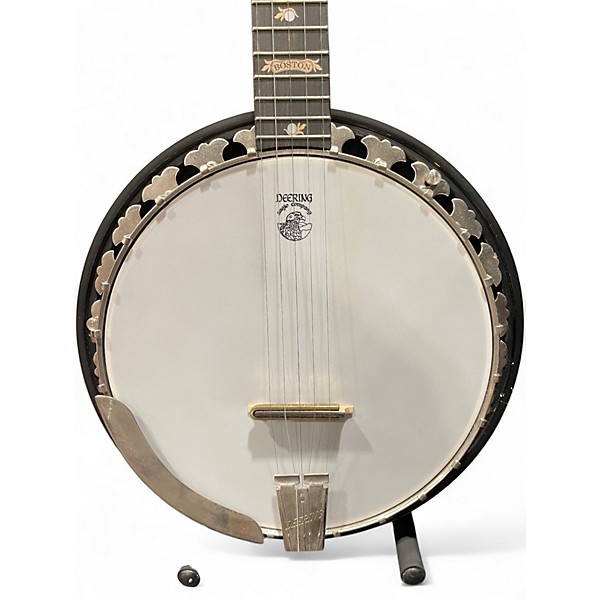 Used Deering Boston 5-String Natural Banjo