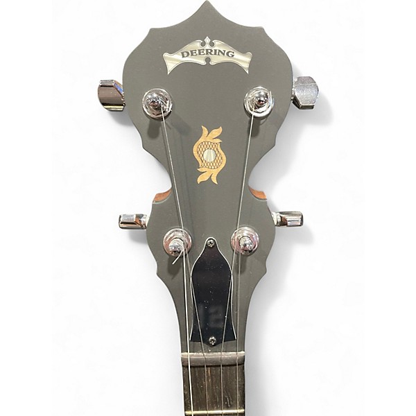 Used Deering Boston 5-String Natural Banjo
