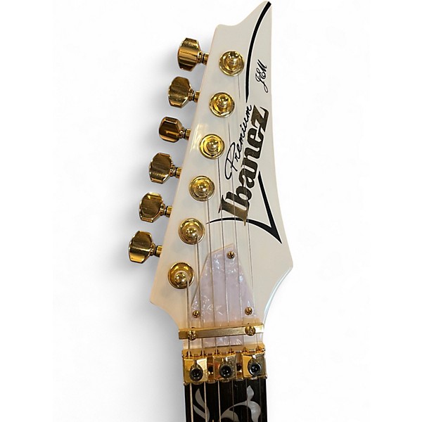 Used Ibanez STEVE VAI JEM7VP White Solid Body Electric Guitar