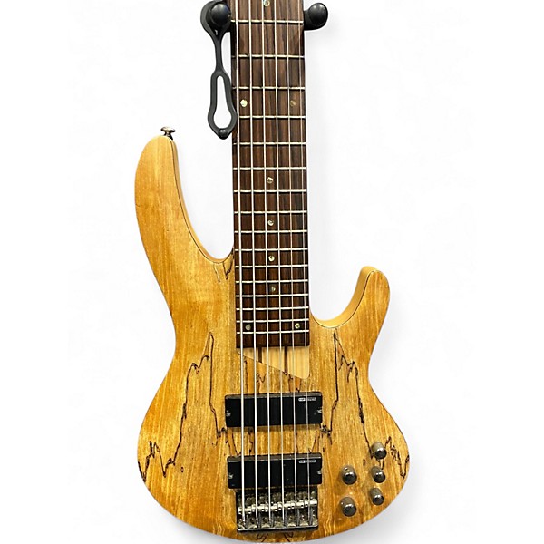 Used ESP LTD B206SM 6 String Spalted Maple Electric Bass Guitar