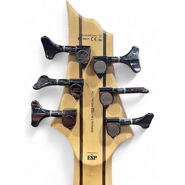 Used ESP LTD B206SM 6 String Spalted Maple Electric Bass Guitar