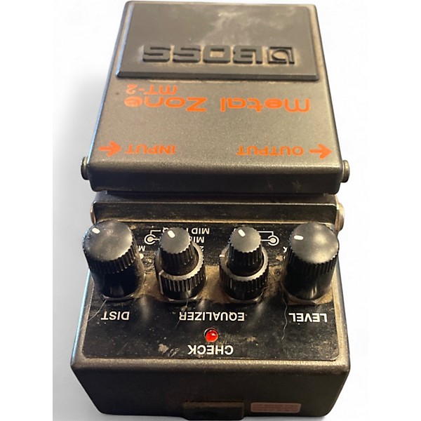 Used BOSS MT2 Metal Zone Distortion Effect Pedal