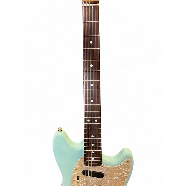 Used Fender MUSTANG 60'S TRADITIONAL Sonic Blue Solid Body Electric Guitar