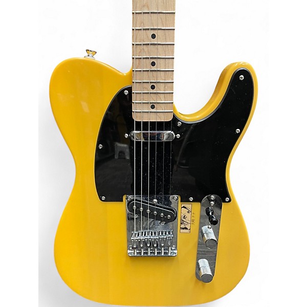 Used Squier Telecaster TV Yellow Solid Body Electric Guitar